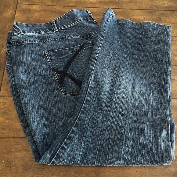 Lane Bryant Jeans Womens Sz 26 Denim Average Distintly Boot STRETCH A53 - Picture 1 of 10